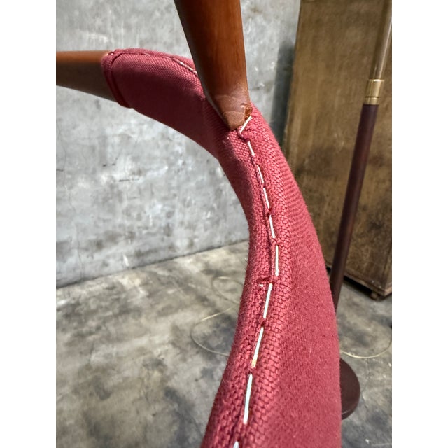 Attributed to Kai Kristiansen “Troja” Teak Armchair — Midcentury Danish Modern (1950s) For Sale - Image 12 of 17