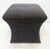 Blue Cami Stools or Ottomans Upholstered With Nail Head Trim, Pair For Sale - Image 8 of 9