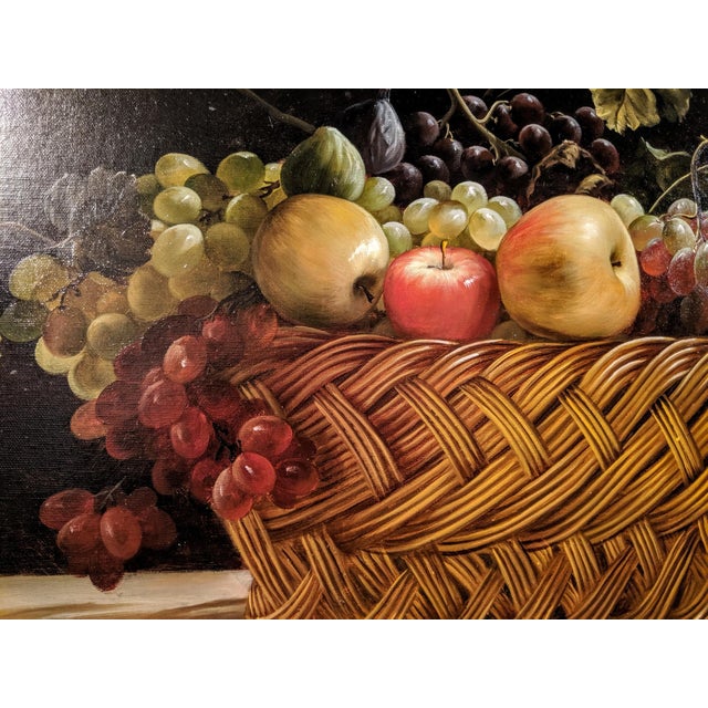 19th century oil on canvas fruit still life, after David Teniers the Younger or David Teniers II (1610-1690) was a Flemish...