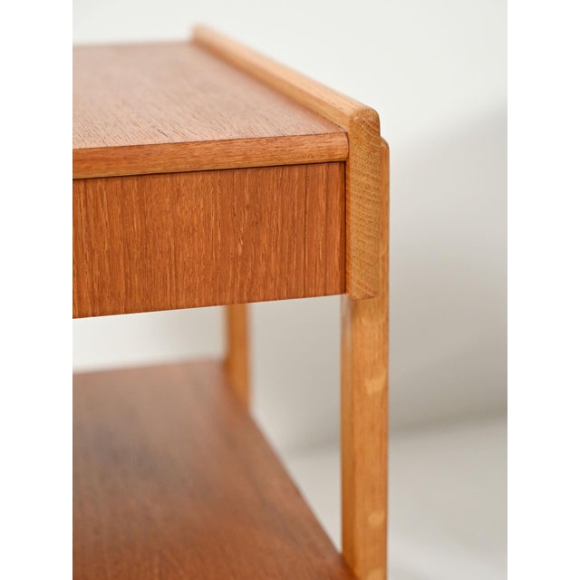 Brown Bedside Tables from AB Carlström & Co, 1960s, Set of 2 For Sale - Image 8 of 12