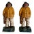 Vintage “Old Salt“ Gloucester Fisherman Cast Iron Doorstops/Bookends For Sale