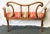 Brown Thonet Inspired Art Nouveau Bentwood Settee With Painted Details For Sale - Image 8 of 13