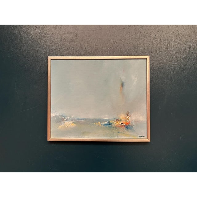Jan Ed, Seascape, 1986, Oil on Canvas, Framed For Sale - Image 17 of 18