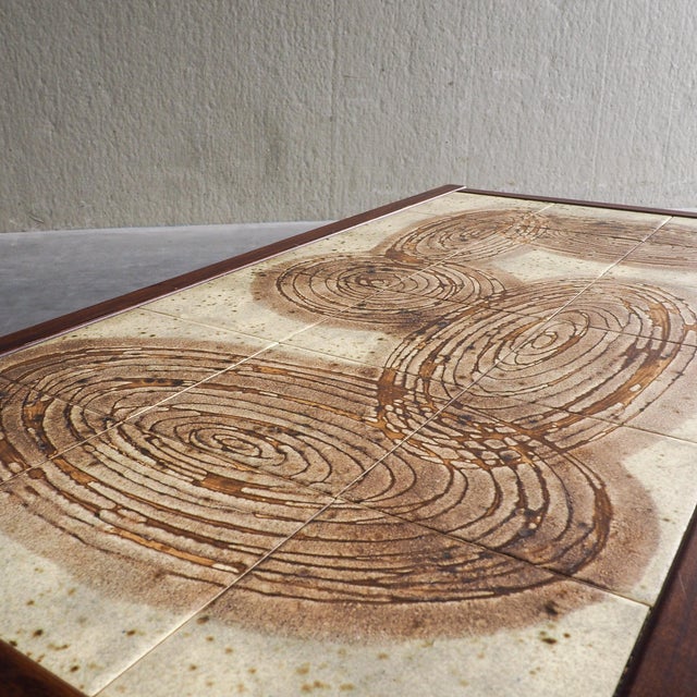 Mid-Century Tiled Coffee Table by Jean Dasti, 1960s For Sale - Image 11 of 13