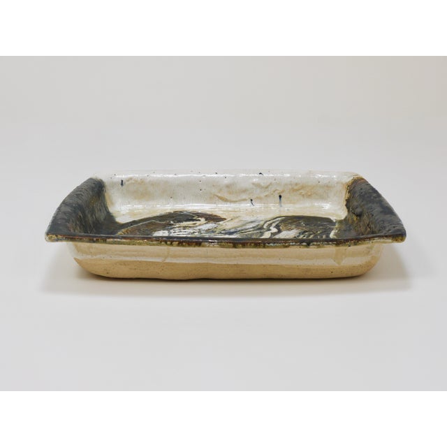 Large Abstract Stoneware Bowls or Plates by Jeppe Hagedorn-Olsen, Denmark, 1970s, Set of 2 For Sale - Image 4 of 18