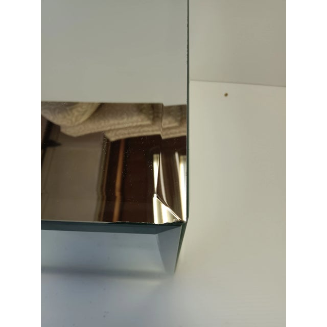 Vintage Mirrored Cubes and Pedestal Towers - Set of 2 For Sale - Image 4 of 4