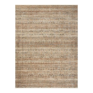 Amber Lewis x Loloi Molly Natural / Denim 2'-3" x 3'-10" Accent Rug For Sale