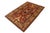 Shabby Chic Southwestern Super Kazak Red/Gold Wool Rug - 3'11'' X 6'2'' For Sale - Image 3 of 10