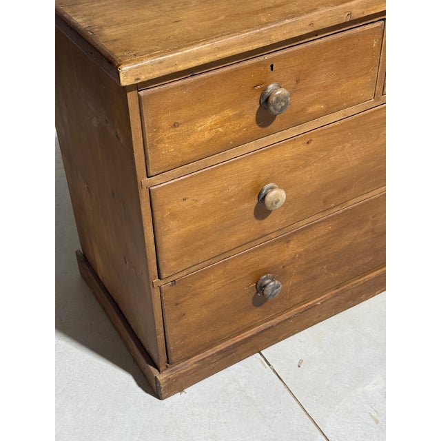 Antique Pine Two Over Two Drawers - Chest of Drawers From England For Sale - Image 9 of 18