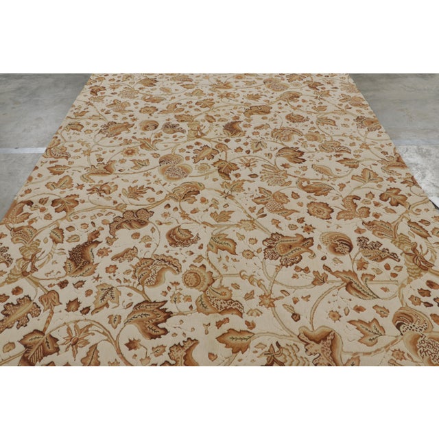 Handwoven in wool, this 7x10 contemporary rug by Rug & Kilim is inspired by antique Tudor rugs, flatweaves and...