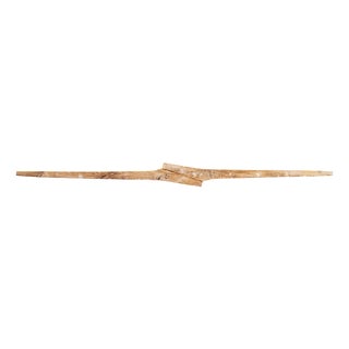 Signes Wall Sculpture in Natural Wood by Jean-Baptiste Van Den Heede For Sale
