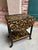 Vintage English Bar Cart Trolley Drop Leaf Chinoiserie Butterfly Lacquer Table For Sale - Image 13 of 18