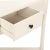 Wood Corner Table With Storage Drawer, Distressed Cream For Sale - Image 7 of 9