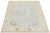 12x15 Modern Oushak Hand-Knotted Wool Area Rug – Soft Blue & Muted Earth Tones For Sale - Image 4 of 11
