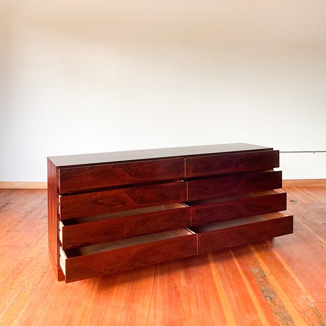 Auburn Mid 20th Century Arne Wahl Iversen for Vinde Mobelfabrik Rosewood Dresser For Sale - Image 8 of 13