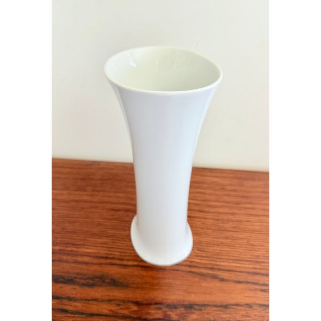 Mid-Century Modern German Glazed Porcelain Vase from AK Kaiser, 1970s For Sale - Image 3 of 6