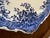 Ceramic Vintage Villeroy & Boch Fides Blue & White Porcelain Platter Saar Economic Union Era (1947-1956). Mettlach France Marked For Sale - Image 7 of 8