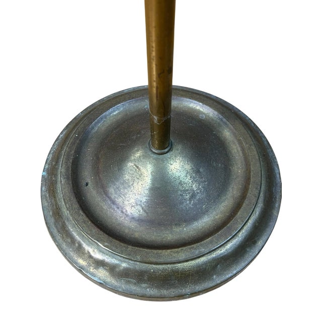 Antique Hendryx Brass Wire Hanging Dome Bird Cage With Stand For Sale In New York - Image 6 of 10