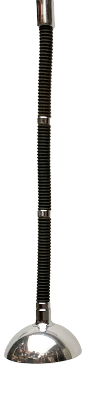 Mid-Century Space Age Flexible Rubber Hose Pendant Lamp, 1960s
