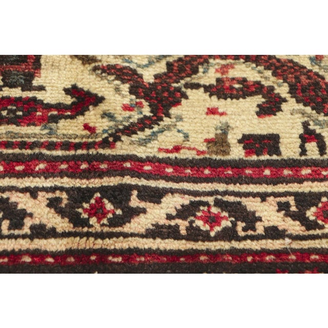 Mid 20th Century Vintage Persian Hamadan Rug - 05'02 x 06'08 For Sale - Image 5 of 10