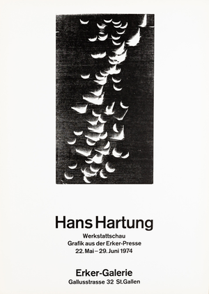 Hans Hartung, L'envolée, Lithograph