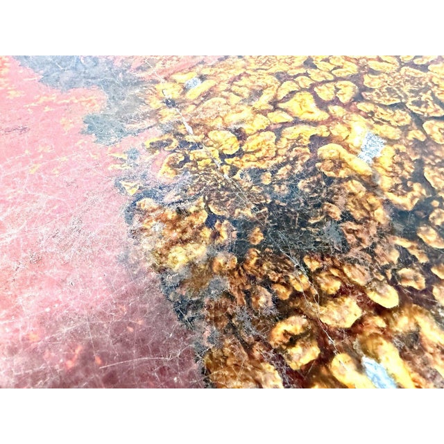 Coffee Table in Enameled Lava and Metal by Robert and Jean Cloutier, 1950s For Sale - Image 11 of 18