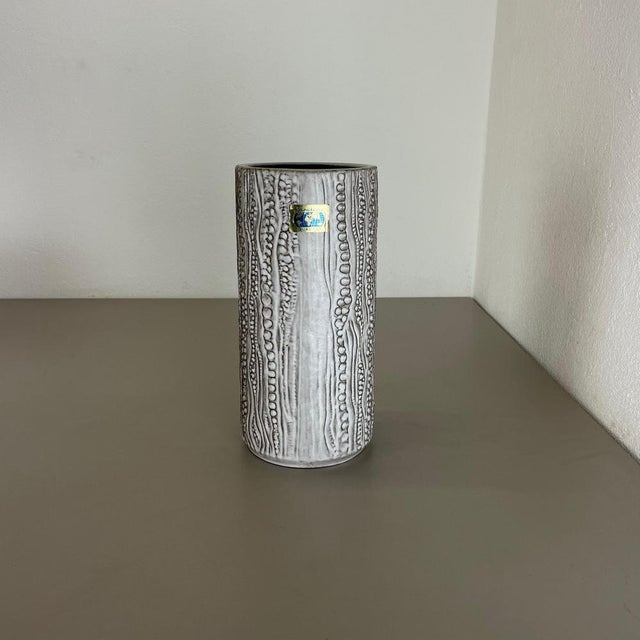 Large Brutalist Fat Lava Ceramic Vase from Carstens Tönnieshof, Germany, 1970s For Sale - Image 4 of 18