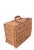 Vintage Wicker Hinged Picnic Basket For Sale In New York - Image 6 of 8