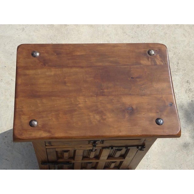 Large Bedside Table in Oak, 1950s For Sale - Image 9 of 18