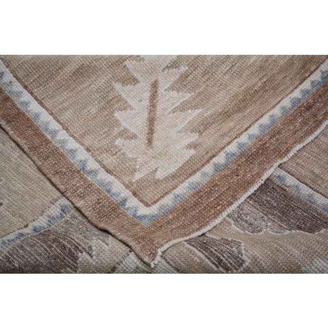 Textile Turkish Oushak Knotted Wool Rug, 10'6''x14' For Sale - Image 7 of 7