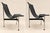 Black Model 3LC T Chairs by William Katavolos for Laverne International, 1952, Set of 6 For Sale - Image 8 of 16