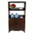 This large cabinet displays masterfully carved lattice railings, offering a distinctive Asian style with a high level of...