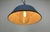 Industrial Grey Enamel and Cast Iron Pendant Light with Glass Cover, 1960s For Sale - Image 17 of 18
