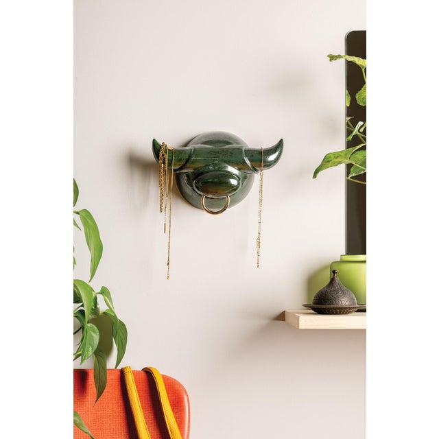 Designed by industrial designer Perach Pieterse, this ox head wall sculpture reinterprets a powerful, ancient symbol...