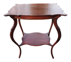 1800s Georgian Solid Mahogany Accent Table