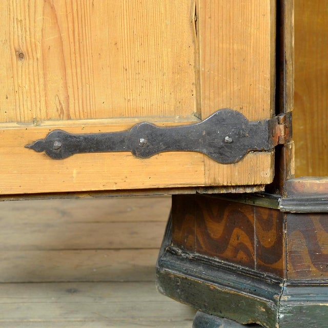 Wood German Bridal Cabinet, 1826 For Sale - Image 7 of 18