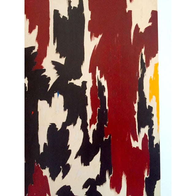 Red Clyfford Still Abstract Expressionist Lithograph Print Poster " Ph - 401 " 1957 For Sale - Image 8 of 11