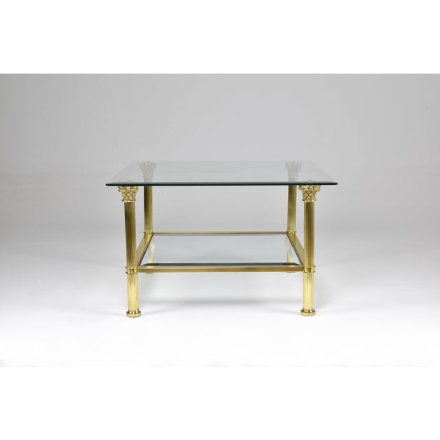 Maison Jansen 1980s Pair of French Hollywood Regency Coffee Tables Attributed to Maison Jansen For Sale - Image 4 of 12