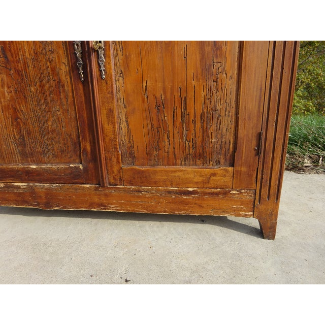 Black Vintage Parisian Pine Buffet, 1890s For Sale - Image 8 of 18