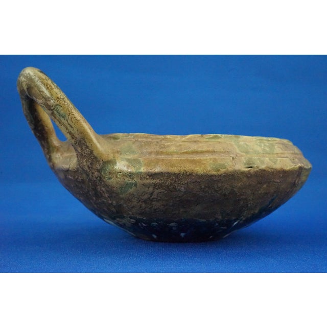 Vintage Medieval Etruscan-Style Ceramic Bowl by Ferdinando Foderini for Kamars, 1960s For Sale - Image 13 of 18