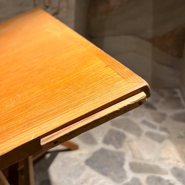 Brown Antique Architect's Drafting Table Keuffel & Esser Company For Sale - Image 8 of 10