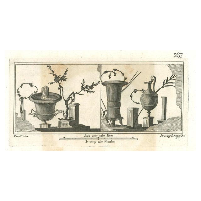 Various Artists, Antiquities of Herculaneum Exposed, Etching, 18th Century For Sale