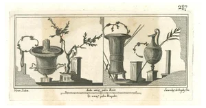 Various Artists, Antiquities of Herculaneum Exposed, Etching, 18th Century