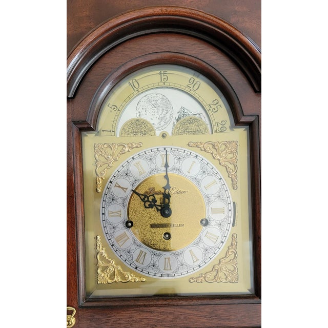 1982 Howard Miller 33" Limited Edition Mahogany Hour Glass II Mantle