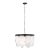 Sean Lavin By Visual Comfort Studio Mellita 6-Light Pendant in Midnight Black For Sale