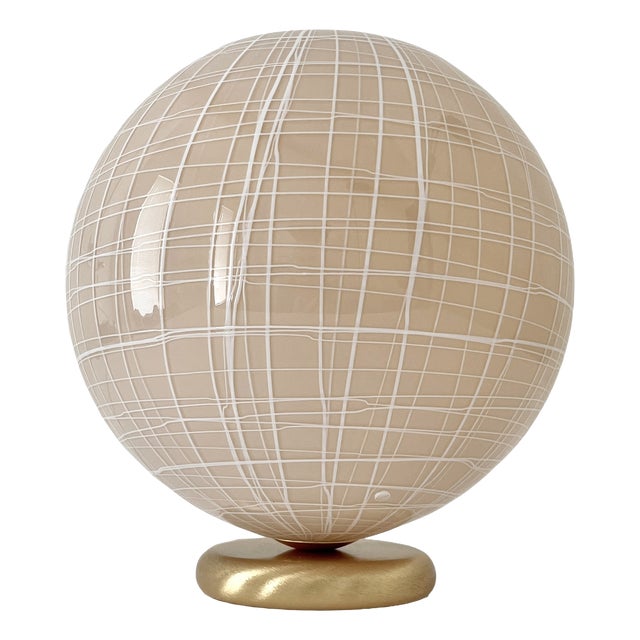 Peonia T 25 Table Lamp in Cream Murano Glass from La Murrina, 1990s For Sale