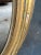 Gold 19th Century French Gold Gilt Oval Wall Mirror For Sale - Image 8 of 9