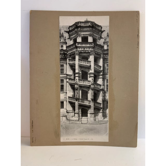 Antique French Blois Staircase Photograph For Sale - Image 4 of 4