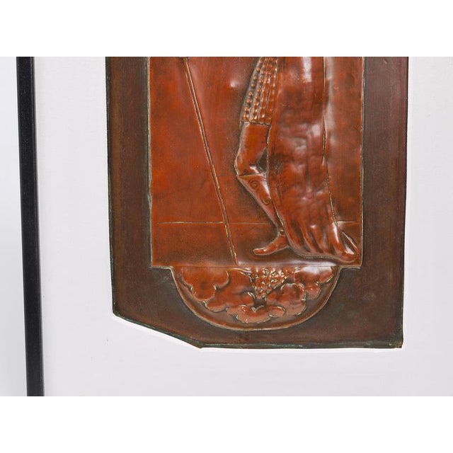 Vienna Secession Art Nouveau Relief Panels by Georg Klimt, Vienna, 1900s, Set of 2 For Sale - Image 9 of 18