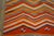 1880s Multicolor Chevron Antique American Navajo Rug 5'5" X 7'2" Flatweave Wool Carpet For Sale - Image 14 of 18
